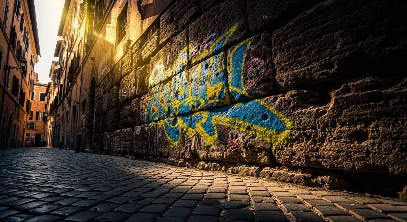 Antisemitic Graffiti Strikes Rome's Streets Again