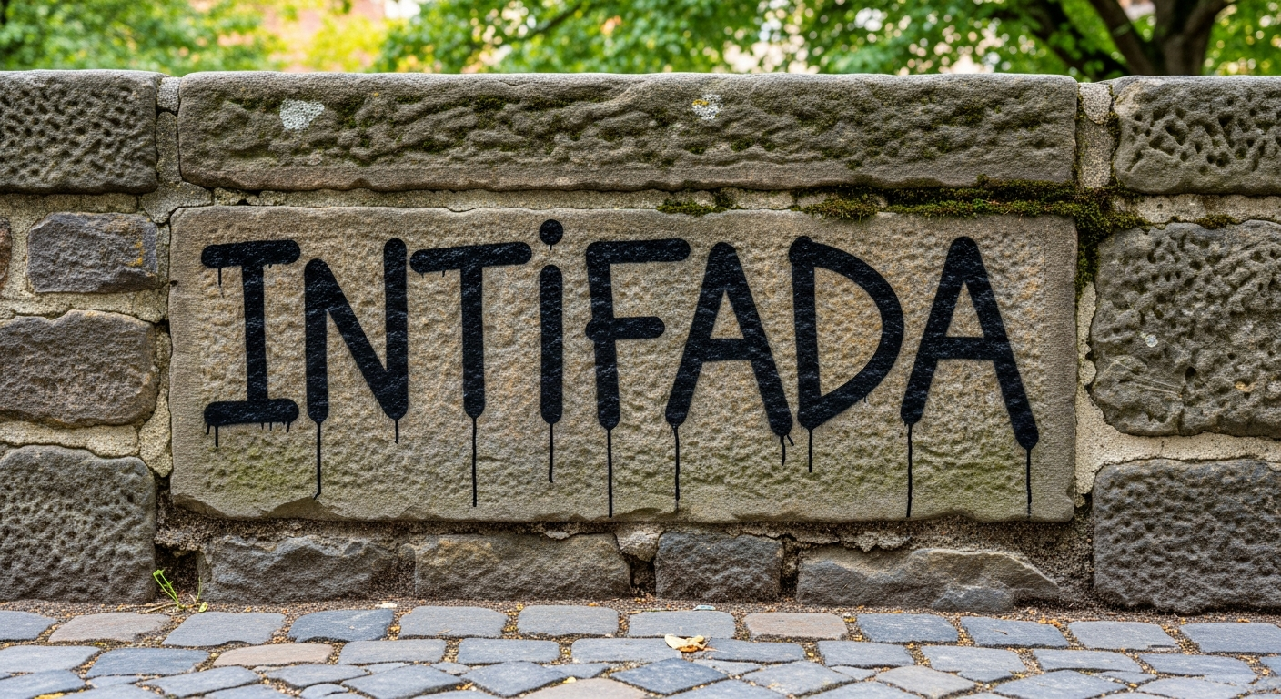 Antisemitic Intifada Graffiti Discovered in Jena, Germany