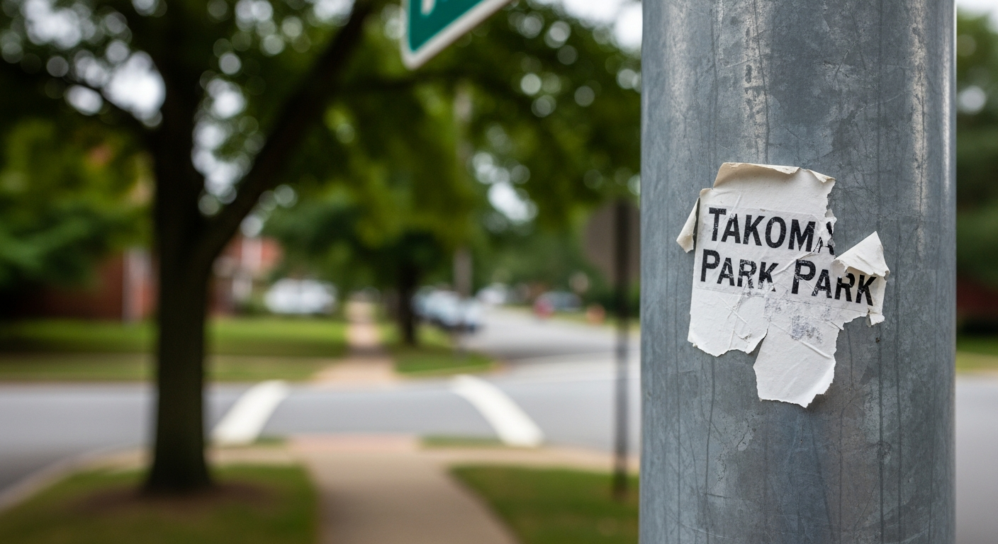 Extremist Stickers Deface Maryland Public Infrastructure