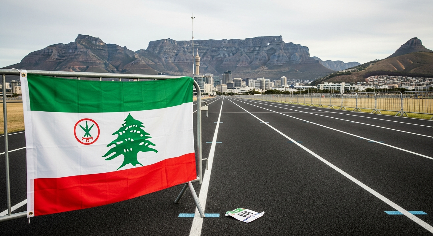 Hezbollah Terror Flags Target Israeli Marathoners in Cape Town