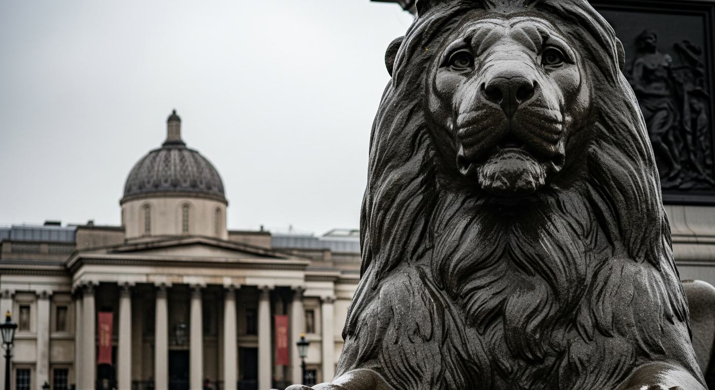London Terror Glorification: Extremist Imagery at Trafalgar Square Rally