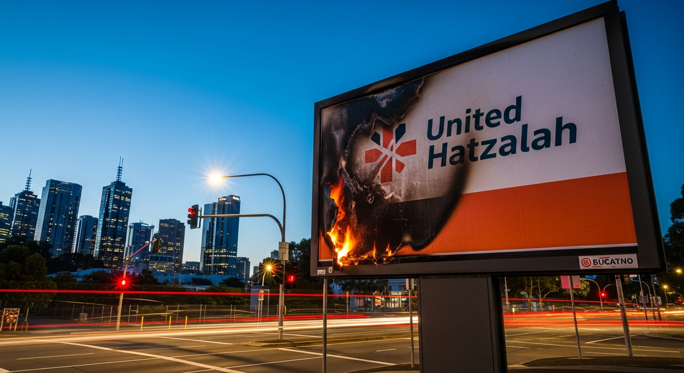 Melbourne Billboard Attack: Targeted Antisemitism Against United Hatzalah