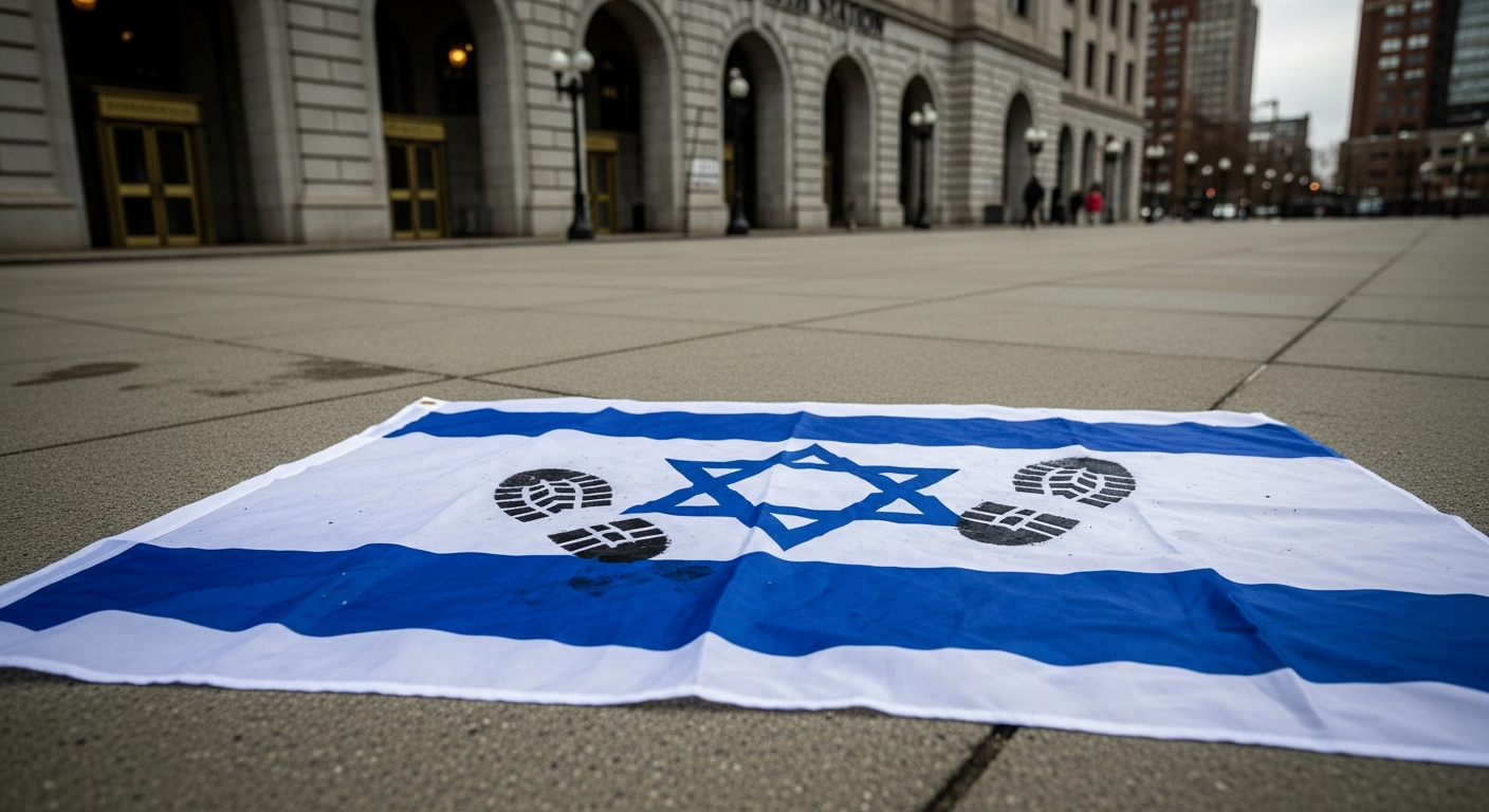 Nazi Provocateur Targets Boston with Brazen Flag-Stomping Incident