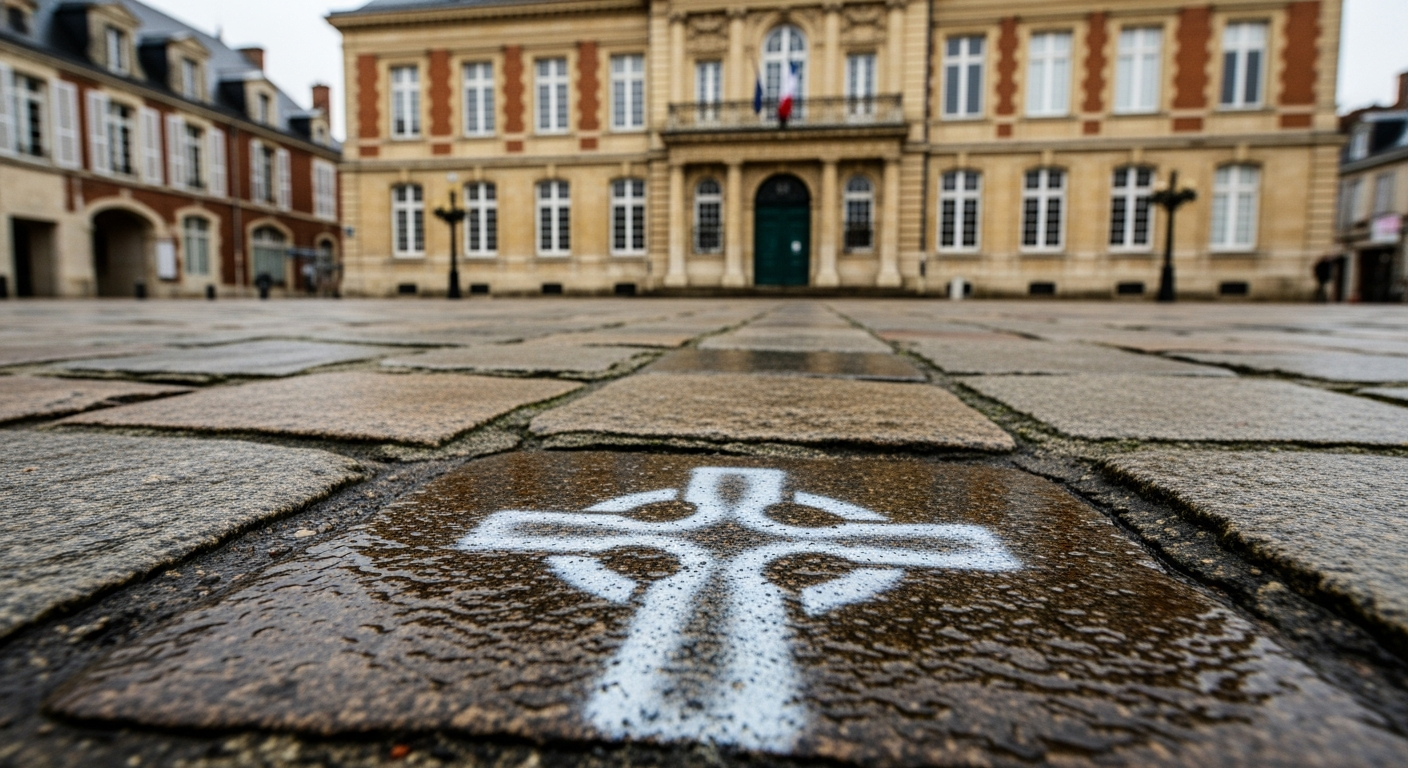 Neo-Nazi Graffiti Defaces French Town of La Flèche
