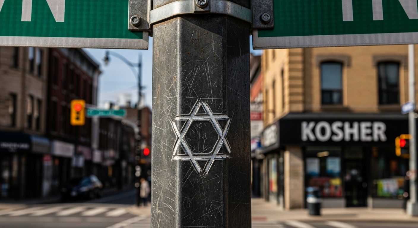 Star of David Defaced as Rats in Toronto's Jewish Heart