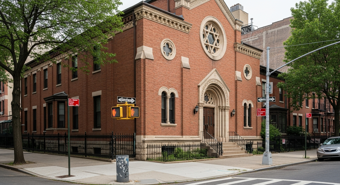 Terrorist Symbols and Youth Targeted at Midwood Synagogue Incident