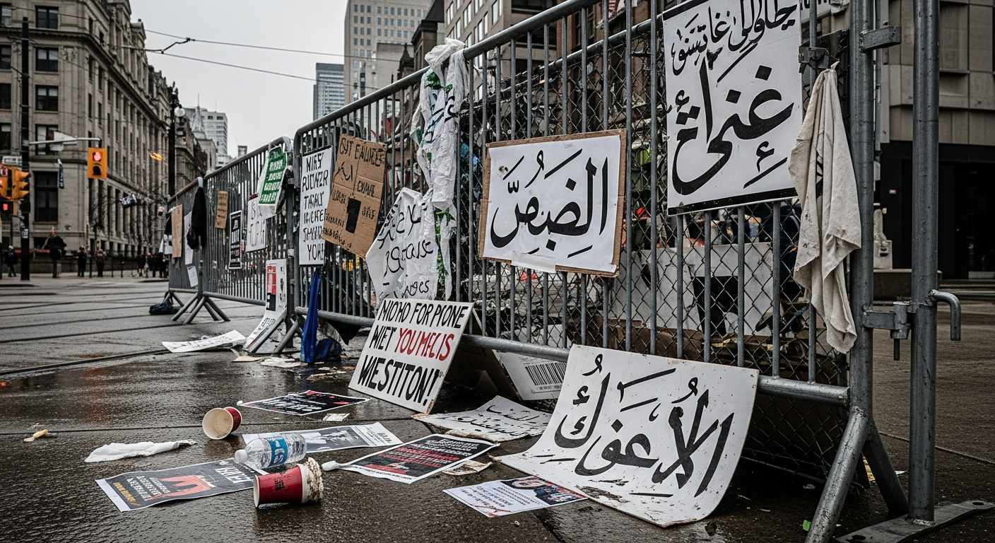 Toronto Al Quds Day: "Skulls of Zionists" Sign Shocks