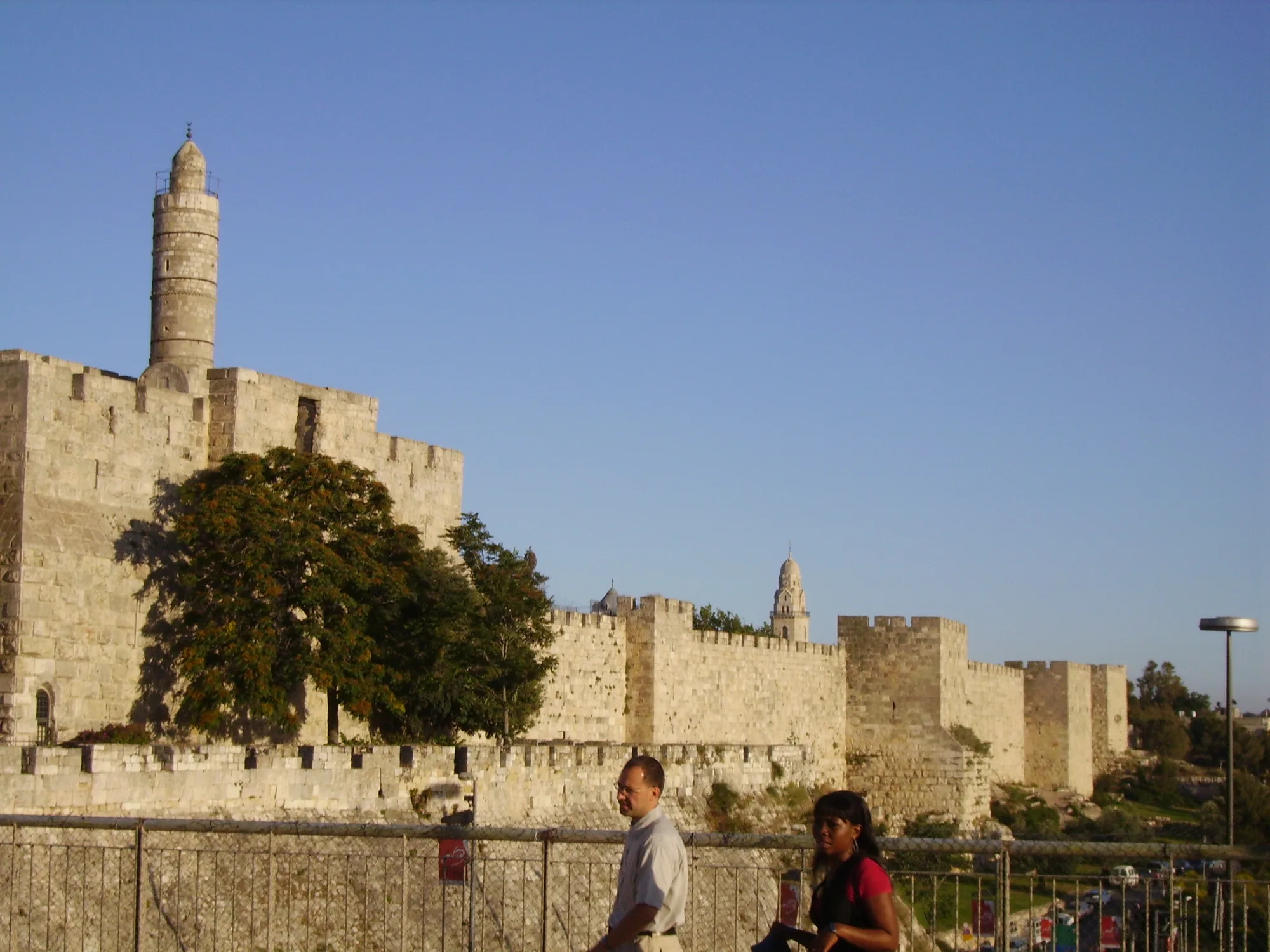 The Tower of David and the Old City walls of Jerusalem